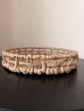Round Rattan Wicker Serving Or