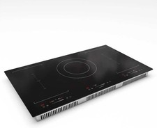 Cookology 90cm Induction Hob with Flexi Zone Function and Dual Ring Black-CIF900