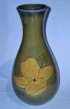 WADE IRELAND 1970s MOURNE SERIES VASE Shape C.350 Orange Flower Vase 1971-1976