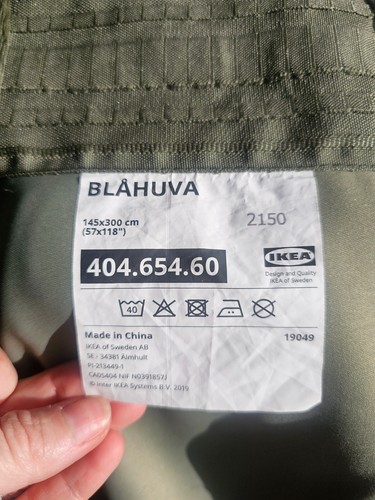 Ikea blahuva curtains green - blahuva,