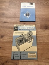 HOOVERMATIC WASHING MACHINE INSTRUCTION CARD BOOKLET & GUARANTEE CARD Model 3334