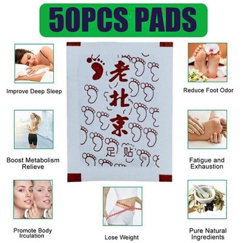 50pcs detox foot patches pads - foot,