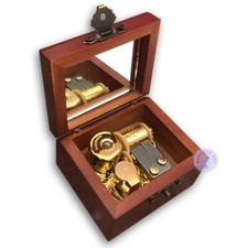 Brown Wooden Antiqued Music