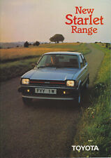 Toyota Starlet 1.0 1.2 GL S 1980-82 Original UK Sales Brochure Pub. No. 90261