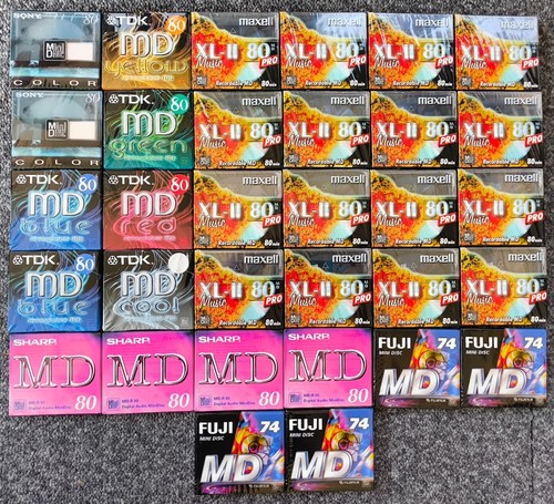 Blank minidiscs new - new, sealed