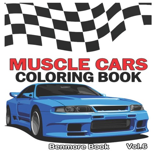 Muscle cars coloring books - muscle,