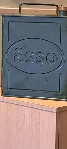 Vintage gallon esso petrol - vintage,