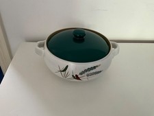 Denby Stoneware 'Greenwheat' Casserole Lidded 2pt. Dish