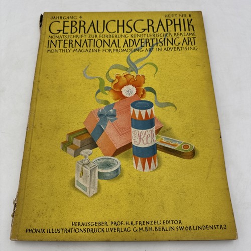 Gebrauchsgraphik june 1927 - gebrauchsgraphik, no