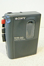 SONY  TCM-313 CASSETTE-CORDER - VINTAGE PERSONAL TAPE RECORDER - N/W SEE DETAILS