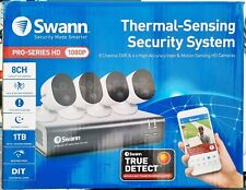 Swann Pro HD Security System 1080p. 8 channel DVR. 1TB Hard Drive. + 4 x cameras