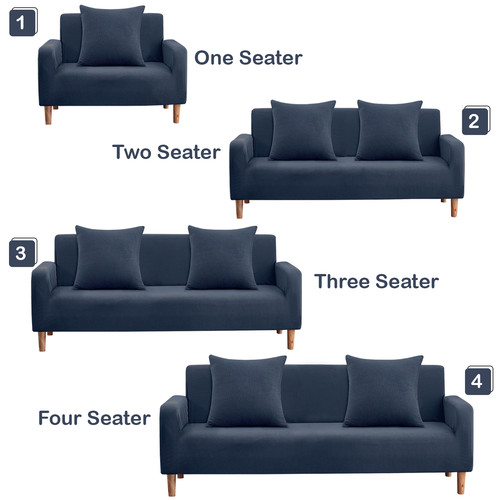 Velvet elastic stretch sofa - elastic,