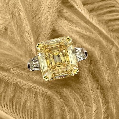 Stone 50ct yellow asscher - 4.50ct,