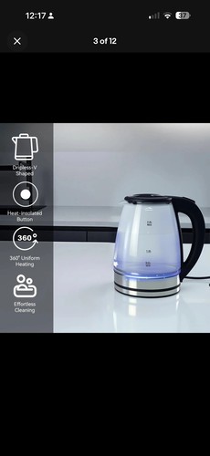 Electric kettle fast glass - electric,