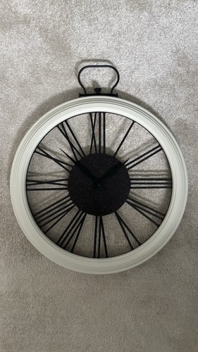 Large wall clock open - large,