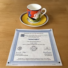 Wedgwood Clarice Cliff Café Chic Windmill Ltd Edition Coffee Cup & Saucer 