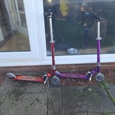 2 X Micro Scooter Classic Foldable Adjustable Micro Sprite