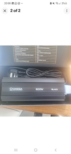 Omega black 600w digital - omega,