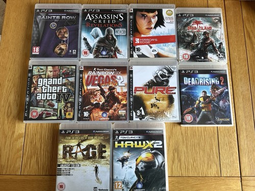 10x ps3 games bundle gta - ps3,
