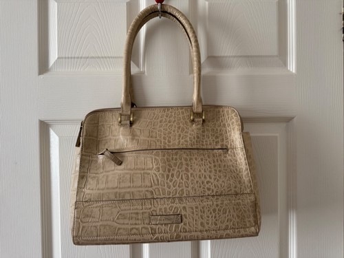 Ladies leather croc - croc, in