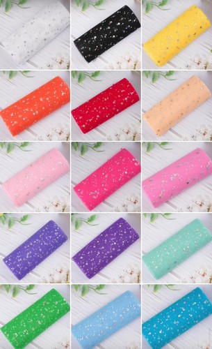Glitter tulle mesh fabric - tulle,