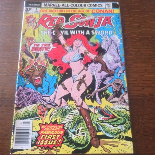 Red sonja marvel - 1976, uk