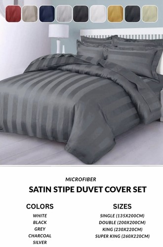 Luxury duvet cover set - cover, stripe