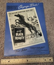 Mimi Gibson Autographed Signed Courage Of Black Beauty Campaign Book RARE! w/COA