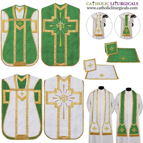 Green and white reversible - and,