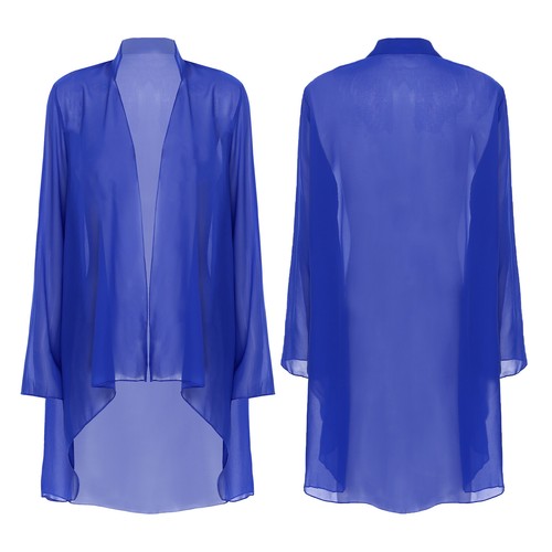 Women chiffon cardigans - chiffon,