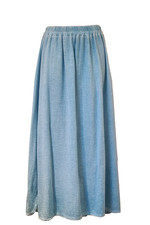 Italian washed linen skirt one - washed,