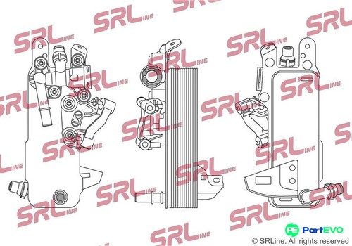 Srline engine oil cooler - srline,