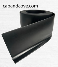 15m Roll - 100mm Black PVC Sit-On Skirting – Premium - Flexible - UK Made