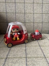 LOL Surprise Series 1 Red/White MC Swag Little Tikes Cozy Coupe Doll & Car Set