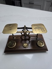 Antique Postal Scales.  Brass