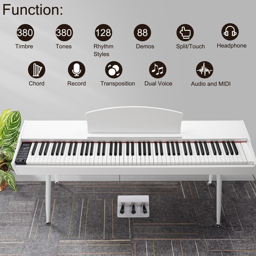 Glarry keys digital - 88, piano