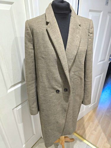 Zara woman brown taupe long - woman,