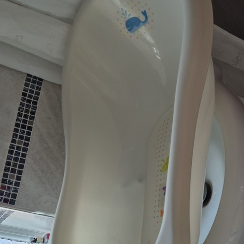 White baby bath tub - bath,