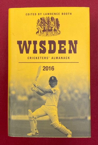2016 wisden hardback in - 2016,