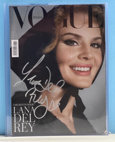 Signed lana del rey vogue - del,
