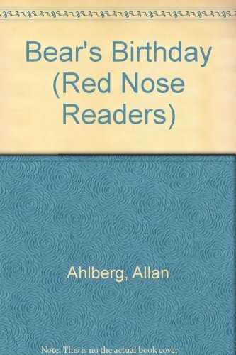 Bear birthday red nose - (red,