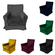 Velvet sofa Chair cover IKEA