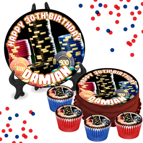 Poker chips personalised - chips,