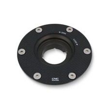 Moto Guzzi V100 Mandello 2022-2024 Matte Carbon CNC Gasoline Cap Flange