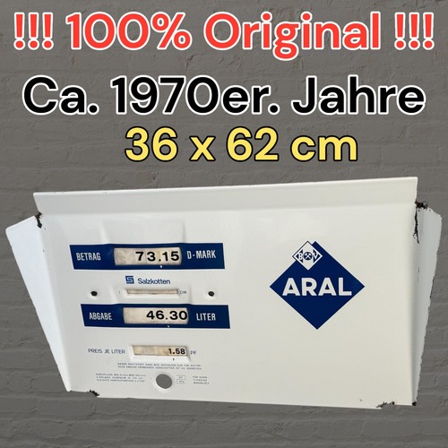 Vintage aral gas pump - gas,