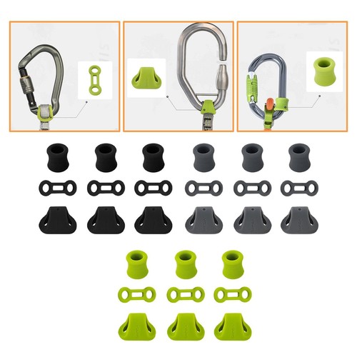 9pcs rock climbing carabiner - climbing,
