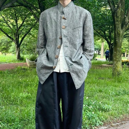 Germany tyrol linen jacket - linen,