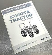 Operators Manual for Kubota