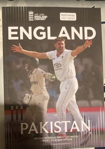 England pakistan 2nd test - england, v