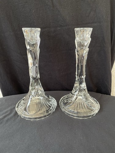 Vintage crystal candlestick - vintage,